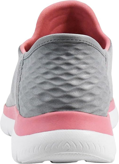Skechers Women's Bobs Squad - Tough Talk Sneakers | Slip-ins, Heel Pillow holds your foot secure, Air-Cooled Memory Foam Insole, Machine washable, Flexible traction outsole