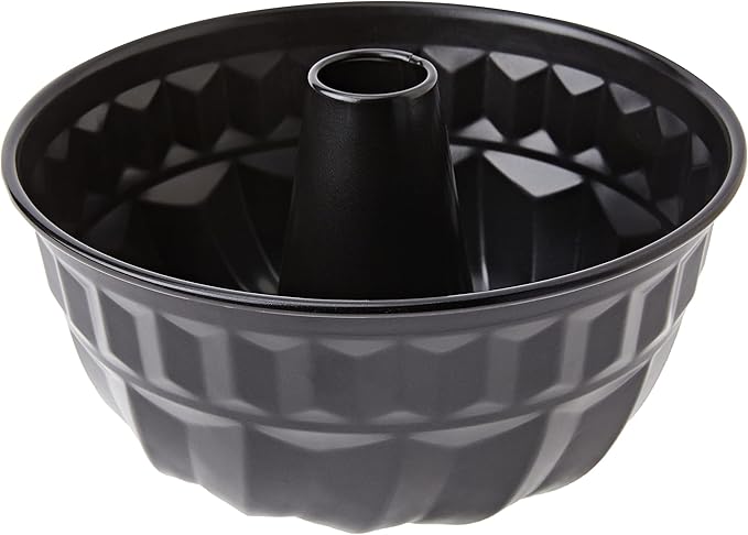 IBILI Steel Bundt Cake Pan Nonstick  Made in Spain  9-Inch Round Fluted Mold for Bundt Cakes, Chocoflan, and Gelatin, Durable PFOA-Free Coating, Gift for Women Men, Bakers and Home Chefs
