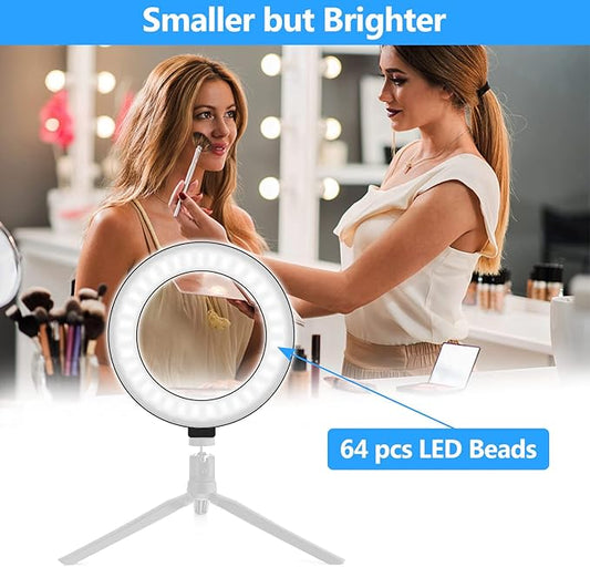 6 inch Ring Light Only Without Stand, Hola Light Replacement Parts Without Tripod, Ring Light for Video Recording Photography Makeup Live Stream