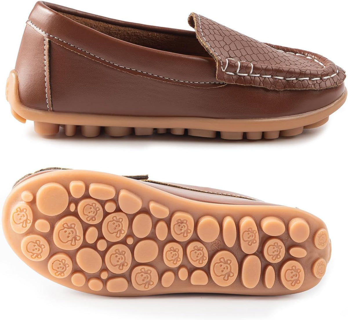 Boys Girls Loafers Dress Flats Slip-On Oxford Casual Moccasins School Walking Boat Shoes(Toddler/Little Kid/Big Kid)