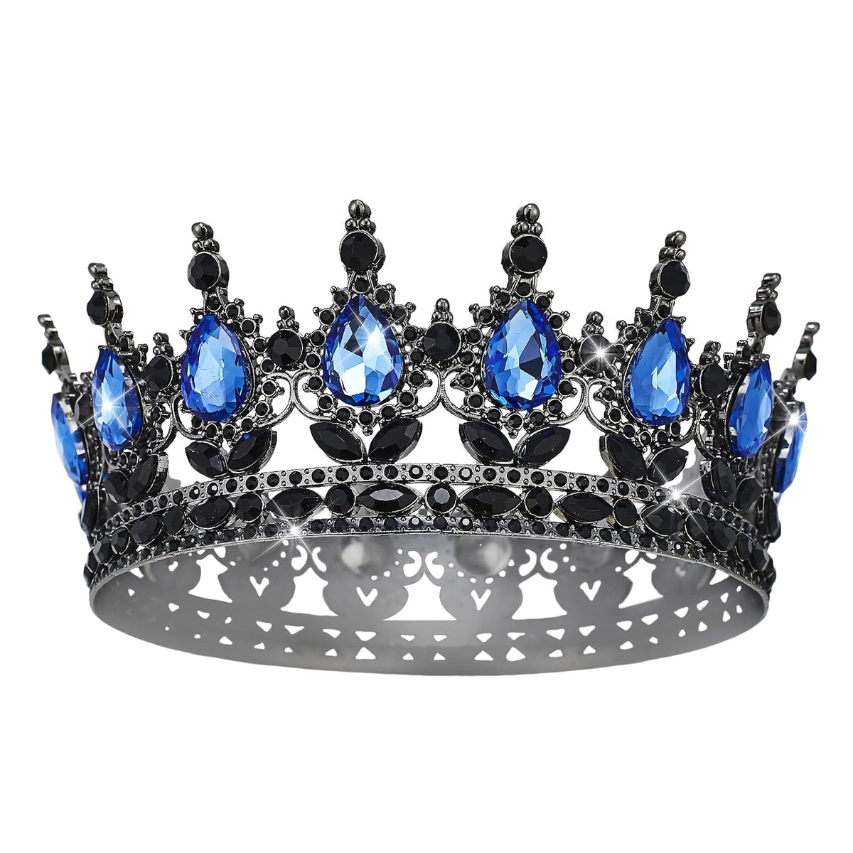 YOUlDIANZI Queen Crown Rhinestone Wedding Crowns and Tiaras for Women Costume Party Hair Accessories Princess Birthday Crown Crystal Bridal Crowns