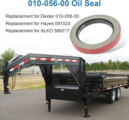 010-056-00 Oil Seal 3.125" X 4.506" Replacement for Dexter 10K 12K Heavy Duty 15K Axles Trailer Axle Bearing Seal