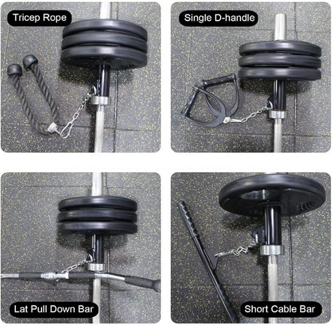 T Bar Row Handle Landmine Handle Attachment T-Bar Row Platform for Bent Over Exercise Home Gym Workout Exercise Machine Attachments T Bar Row Platform