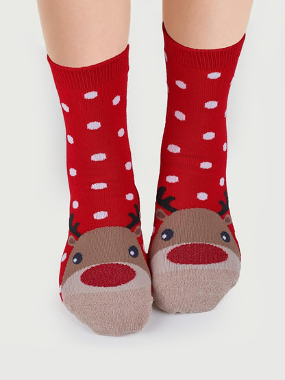 COTTON DAY 7 Days of the Week Gift Box Kids Girls Fashion Short Socks Cute Animal, Floral, Stars, Stripes & Polka Dots Design ( Size Small )