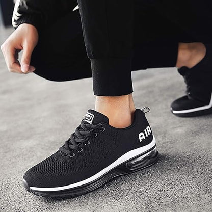 Mens Air Running Shoes Athletic Non Slip Walking Jogging Tennis Sneakers(US 7-12.5 D(M))