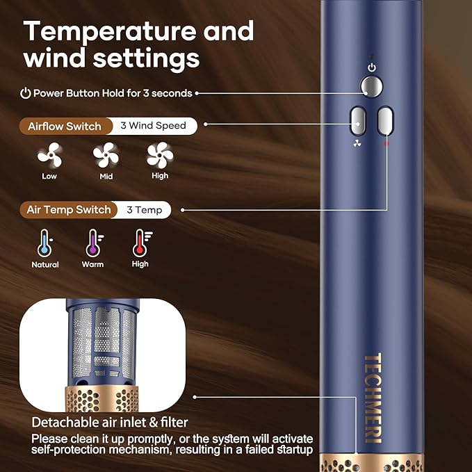 Air Styler Hair Dryer Brush