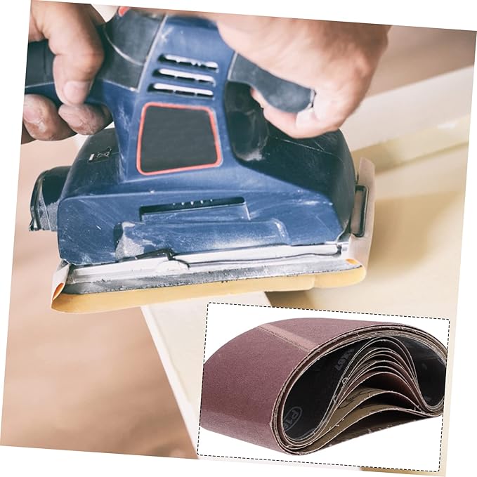 Woodworking Tools 6 in 1 Sanding Belt Assortment 80120150180240320 Grit Sanding Belts