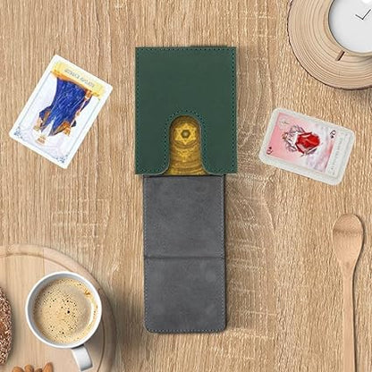 Green Card Box,Deck Box,Card Deck Box,Playing Card Case for Trading Card Box,Magic Deck Box,Playing Card Box,Playing Cards,Business Card Box,Collector Booster Box,Deck Box Cards