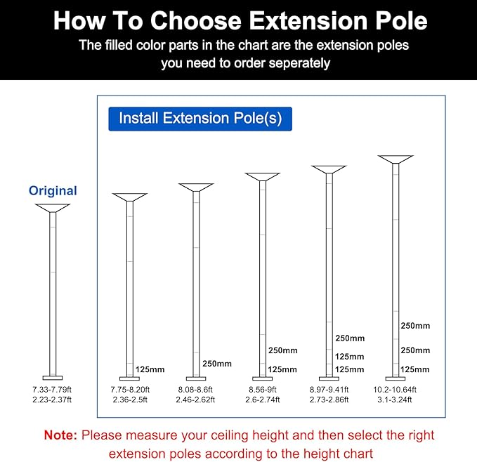 PATIKIL Dance Pole Extension for Stripper Dance Pole Stainless Steel Extending Tube Height Adjustable Replacement Accessories for Dancing Pole Connect