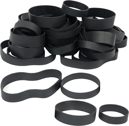 HAIDIBAO-Rubber Bands Assorted Sizes Black Mixed wide Elastic Bands for for Survival Office Supply size82,size94,size84,size105 Tactical Rubber Bands