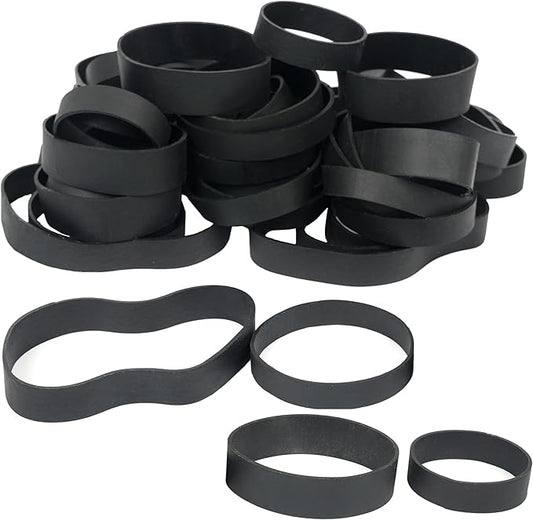 HAIDIBAO-Rubber Bands Assorted Sizes Black Mixed wide Elastic Bands for for Survival Office Supply size82,size94,size84,size105 Tactical Rubber Bands