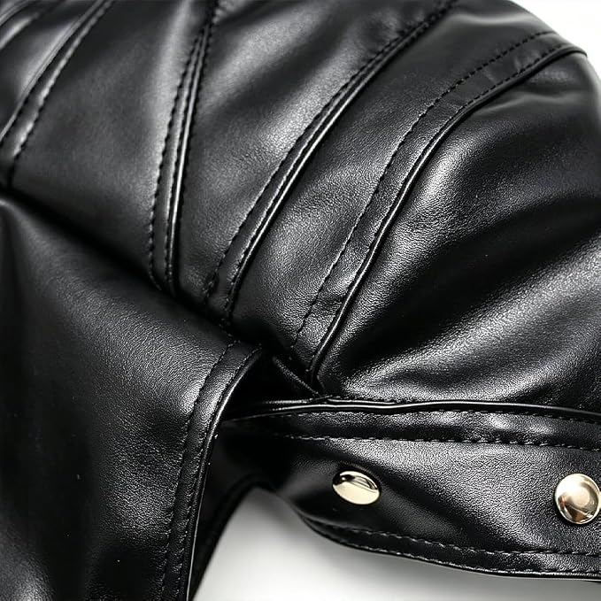Biker Cap for Women Punk Motorcycle Skull Cap Adjustable Stylish Doo Rag Headwrap for Riding Outdoor Activities