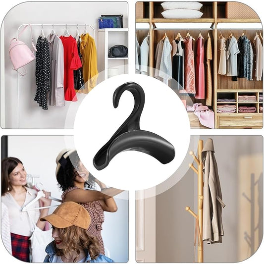 Closet Bag Hanger - Heavy Duty Handbaag Hangers | Tote Bag Holder Organizer | Portable plaastic Closet Rod Hanger | Bag Rack Holder | Purse Hanger Hook For Backpack, Belt, Scarves, Hat, Keep Straps In
