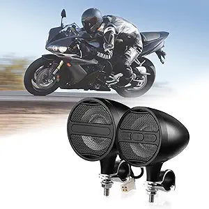 Motorcycle Speakers Waterproof for ATV, Scooter Bike, 40W 12 Volt Vehicle