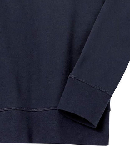 Essentials Men's Long-Sleeve Lightweight Fleece French Terry Crewneck Sweatshirt