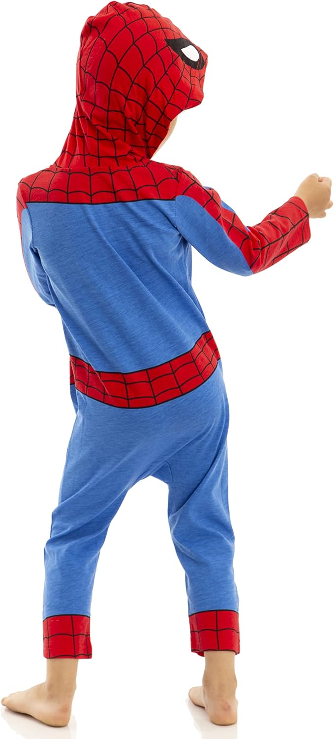 Spider-Man Zip Up Cosplay Coverall Newborn to Little Kid