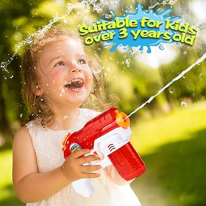 Stondino Water Guns for Kids Adults 3 Pack Squirt Guns 200CC Super Soaker Water Gun Pistol 20FT Range Water Blaster Water Toys for Summer Swimming Beach Water Fighting Toy for Boys Girls