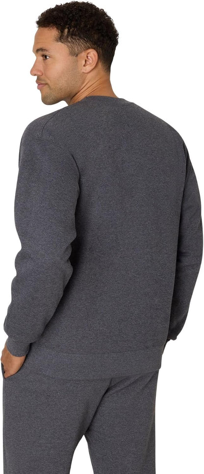 Hanes mens Ultimate Sweatshirt, Heavyweight Fleece Sweatshirt, Crewneck Pullover for Men