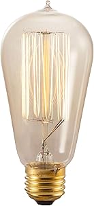 Bulbrite 134019 40W Nostalgic Edison Squirrel Cage-style Bulb