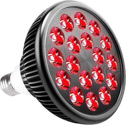 660nm Red Light Bulb, 18W (36W Equivalent) LED Grow Light for Indoor Plants Flowering Bloom and Fruiting, Grow Spectrum Enhancement