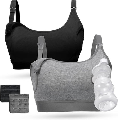Moncozy Breast Pump for Spectra, Lansinoh, Medela ( Does not come with a pumping bra Hands )