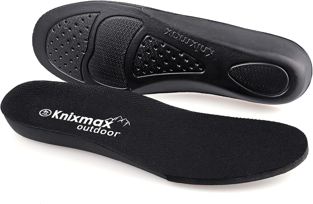 Cushioned Sports Insoles for Men Women Replacement Shoe Inserts for Plantar Fasciitis Flat Feet Comfort Sneakers Running Shoes Sole Insert Size 5-13