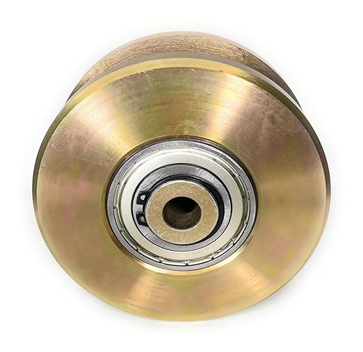 Slide Gate V Groove Caster Wheel Roller Sliding 3000 lbs Capacity with Screw Double Bearing