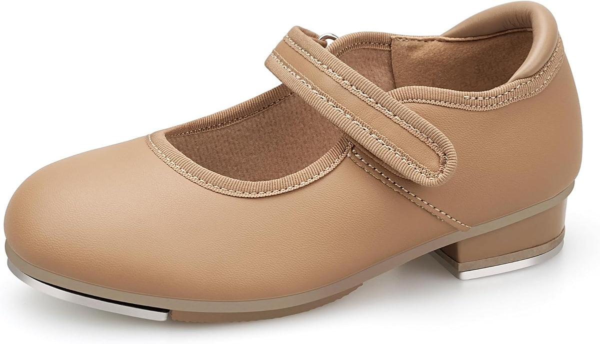 Stelle Tap Shoes for Girls Toddler PU Tap Dance Shoes for Toddler/Little Kids/Big Kids l.