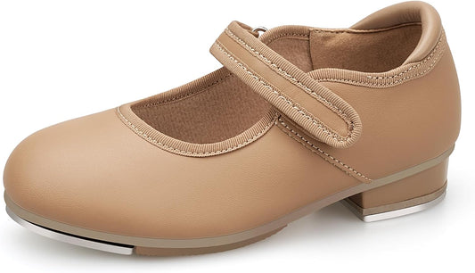Stelle Tap Shoes for Girls Toddler PU Tap Dance Shoes for Toddler/Little Kids/Big Kids l.