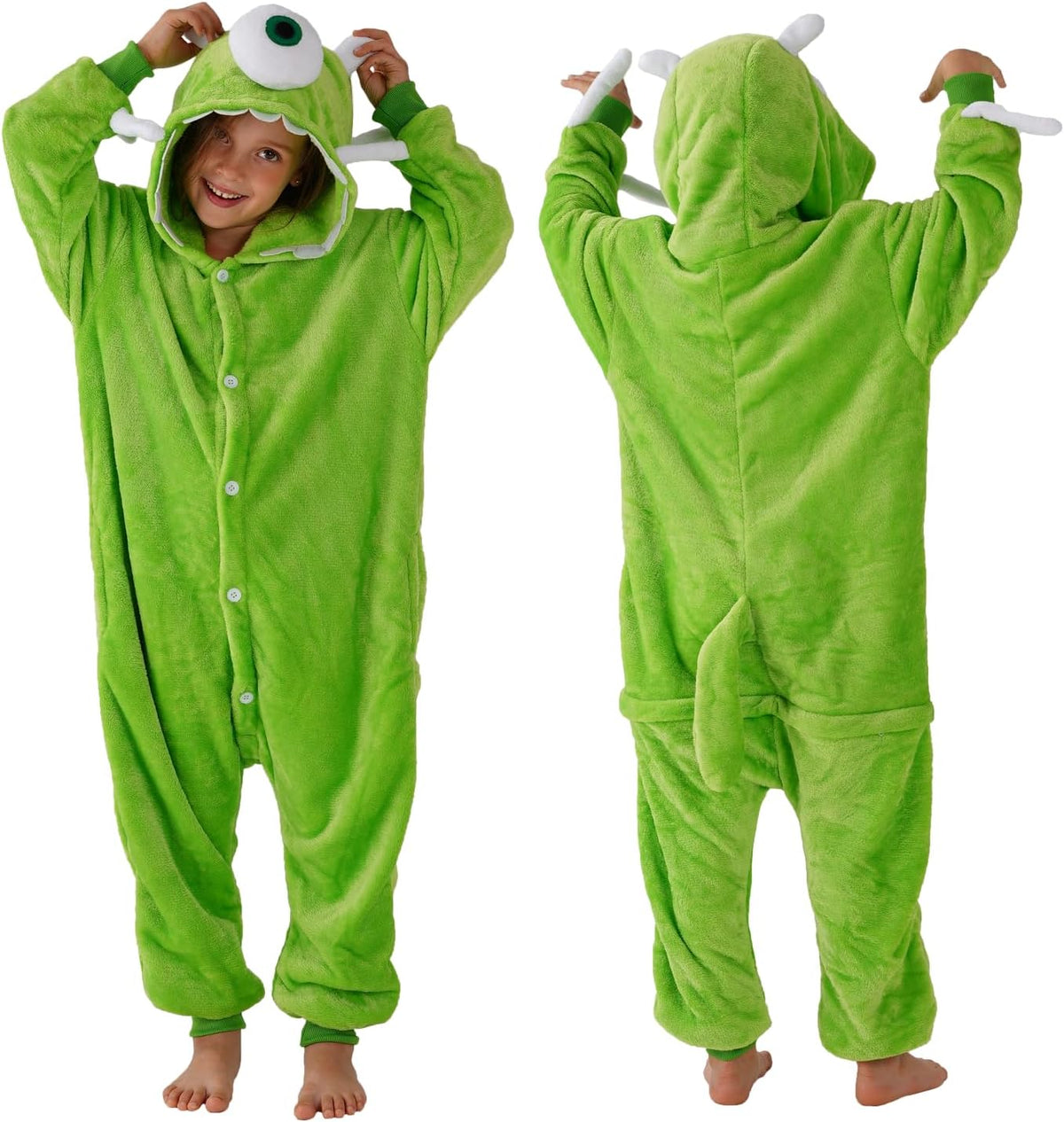 Unisex Children Animal Onesie Pajamas,Kids Flannel Halloween Cosplay Costume/Homewear/Sleepwear