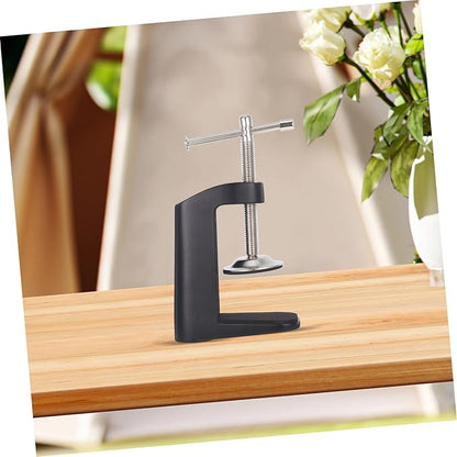 Universal Desk Clamp Stand Aluminum G-shape Bracket for Table Lamp Boom Arm Mounting