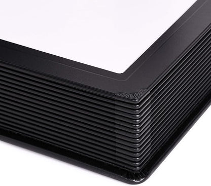 Professional Leatherette Bound Photo Album for Weddings and Special Occasions (5x7 (15 Page), BlackBlack)