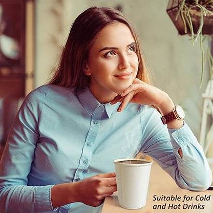 Paper Cups,  50 Pack 8 Oz  Paper Cups, Paper Coffee Cups 8 Oz, Hot Cups Paper Coffee Cups Paper Cups 8 Oz Water Paper Cups Paper Coffee Cups 8 Oz Coffee Cups 8 Oz Paper Cups Water Cups Paper Cups