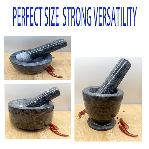 6 in Granite Replacement Pestle (Only Pestle Mortar is not Included) Black Polishing