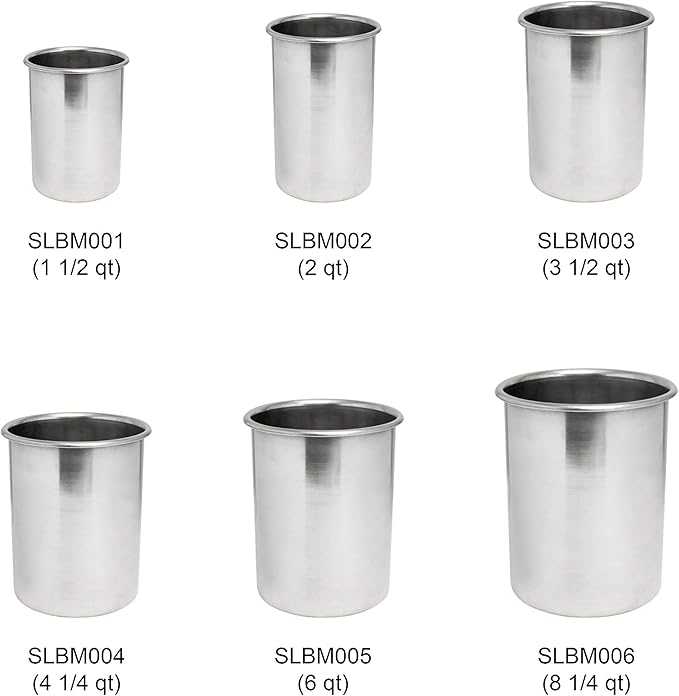 Excellante 4-14-Quart Stainless Steel Bain Marie Pot
