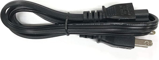 Original 3.3 foot AC power cord LS-18 LP-30B E55349, compatible with PN: 05V1C9, 0K260C, 0K2490, 02JVNJ, NEMA 5-15P to C5 3-slot Mickey Mouse type plug, for