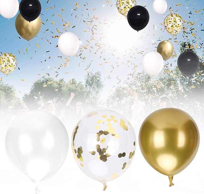 SYHAQYE Party Balloons Pack, Balloon Set Sequined Graduation Wedding Birthday Party Supplies Craft Decorations(A)