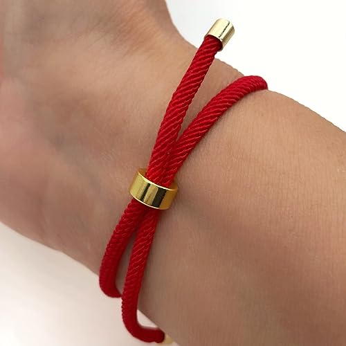 Hamsa Hand Evil Eye Kabalah Good Luck Red Cord Adjustable Protection Bracelet for Women Bat Mitzvah Jewish Israeli Best Gift for Her