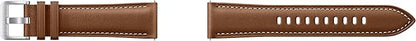 SAMSUNG Stitch-tracker smartwatch Leather Band-20mm-ET-SLR85S-Brown-ET-SLR85SAEGUJ