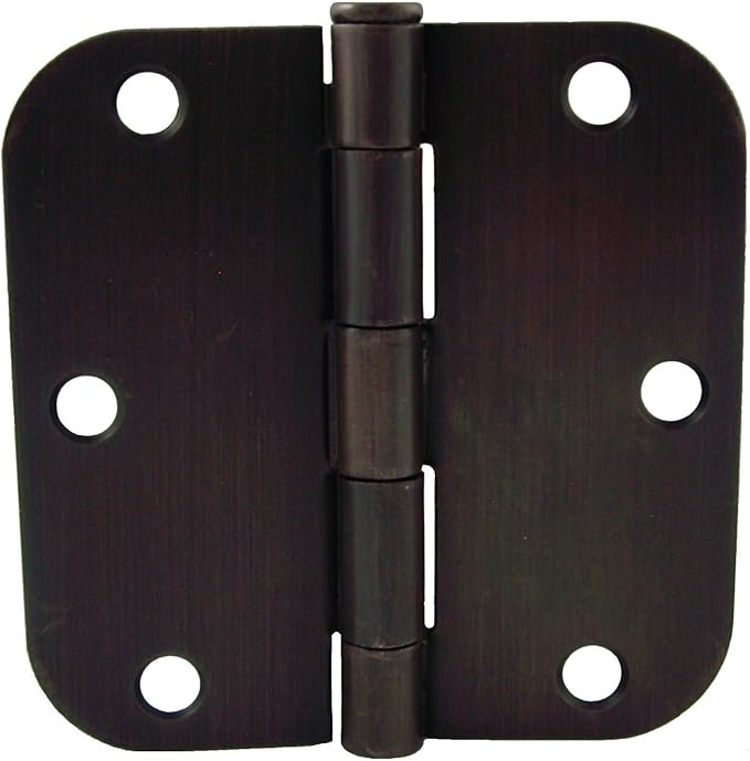 Hager RC1842 Hinge 3-12" x 3-12" Oil Rubbed Bronze 58" Radius Corner 2 Pack