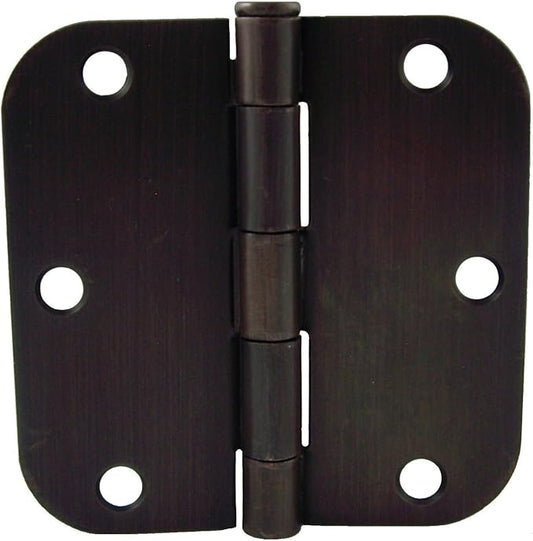 Hager RC1842 Hinge 3-12" x 3-12" Oil Rubbed Bronze 58" Radius Corner 2 Pack