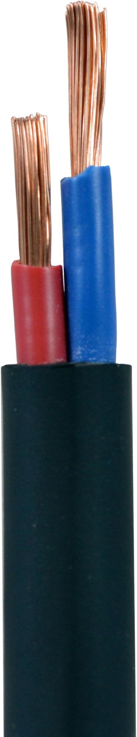 GLS Audio 500 feet Bulk Professional Speaker Cable 12AWG Black - Patch Cord 12 Gauge Wire - Pro 500' Spool Roll 12G 2 Conductor Bulk - Speaker Wire