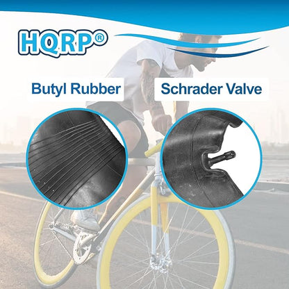 HQRP 24" Bike Tire Tube 24 x 1.751.952.102.125 Schrader Valve for 24 x 1.75 24 x 1.95 24 x 2.1 24 x 2.125 Bicycle Tire Tube