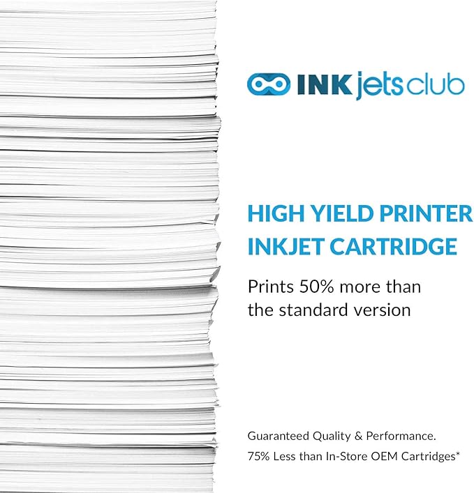 Remanufactured Ink Cartridge Replacement for HP 951XL Cyan (CN046AN) High-Yield Compatible Ink Cartridge.