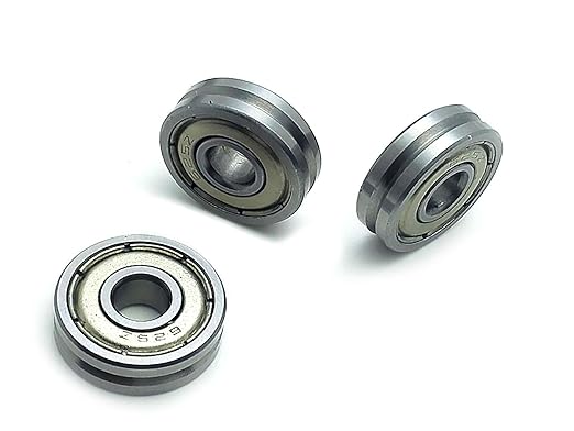 10pcs V625ZZ 625VV V Groove Guide Pulley Rail Ball Bearings 5 x 16 x 5mm