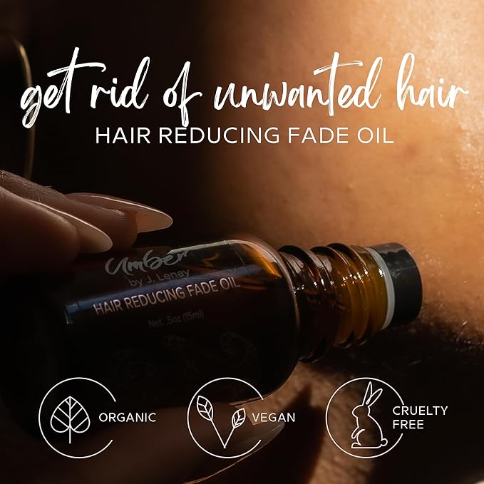 Hair Reducing Fade Oil Roll-On, Natural Hair Reduction, Regular Strength, 0.5 Fl Oz