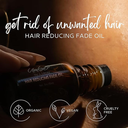 Hair Reducing Fade Oil Roll-On, Natural Hair Reduction, Regular Strength, 0.5 Fl Oz