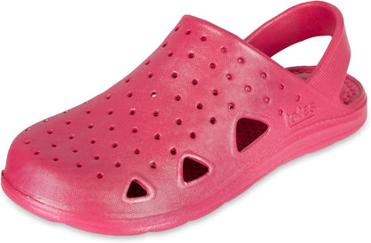 Totes Kids' Everywear Lightweight Waterproof Contoured Splash and Play Clog Sandals with Strap