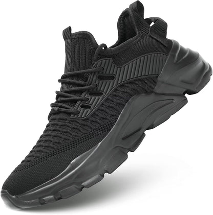Srenket women's/ Men's Running Shoes, Non Slip, Breathable, Lightweight Fashion Sneakers, Slip Resistant Athletic Sports Walking Gym Work Shoes