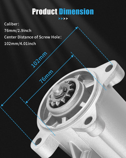 Starter Motor Compatible for Ford for Ford F-150 5.4L 1999-2010, F-350 Super Duty 6.2L 2011-2013, F-150 5.0L 2011-2013, 1.4kW/ 12 Volt Starter 6646 SFD0024